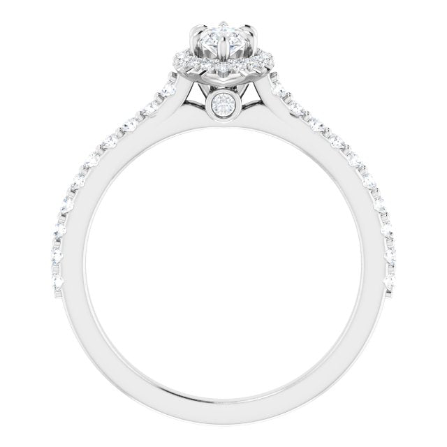 Halo-Style Engagement Ring