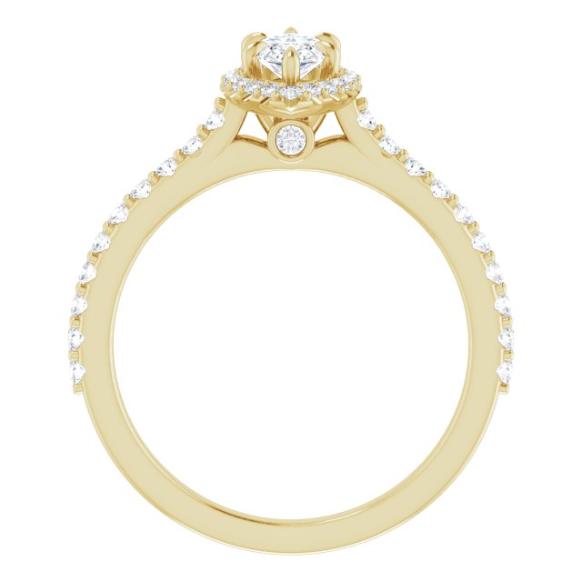 Halo-Style Engagement Ring
