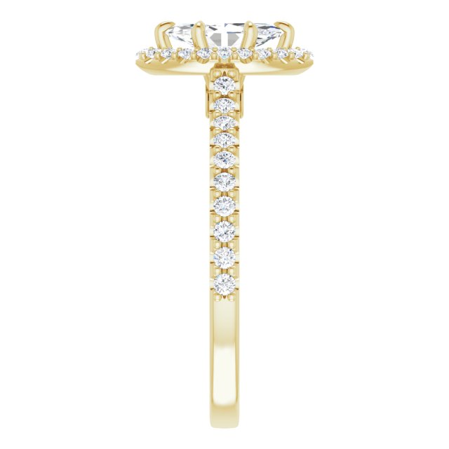 Halo-Style Engagement Ring
