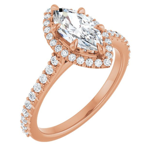 Halo-Style Engagement Ring
