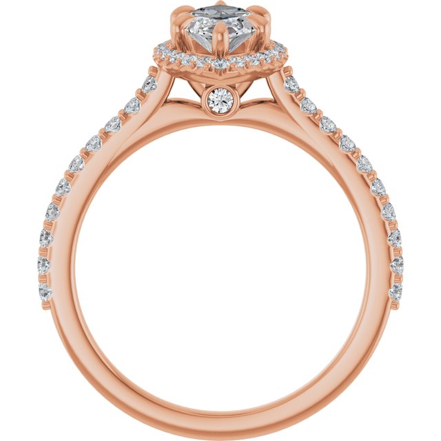 Halo-Style Engagement Ring