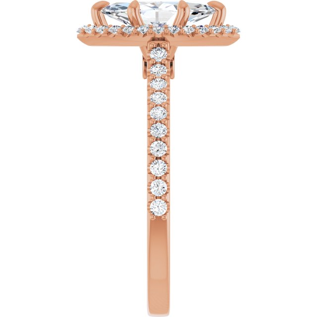 Halo-Style Engagement Ring