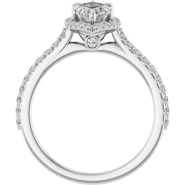 Halo-Style Engagement Ring