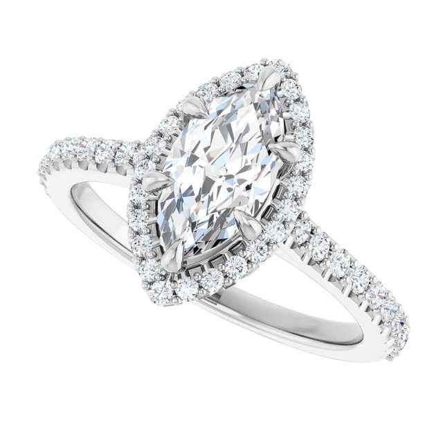 Halo-Style Engagement Ring