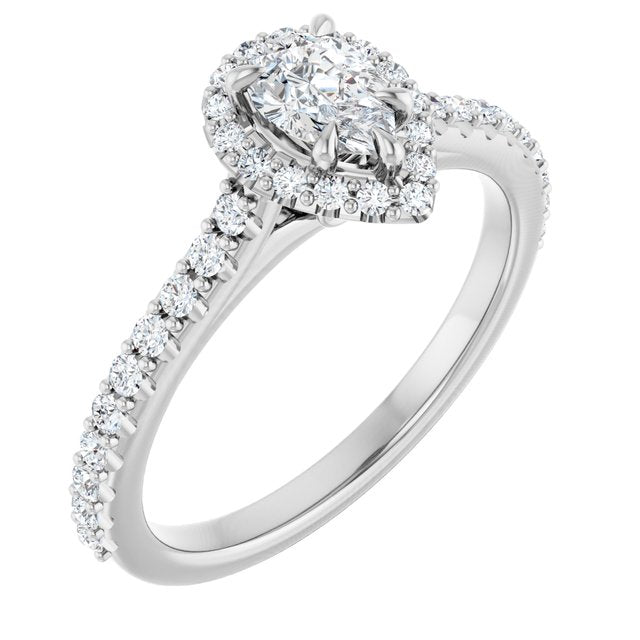 Halo-Style Engagement Ring