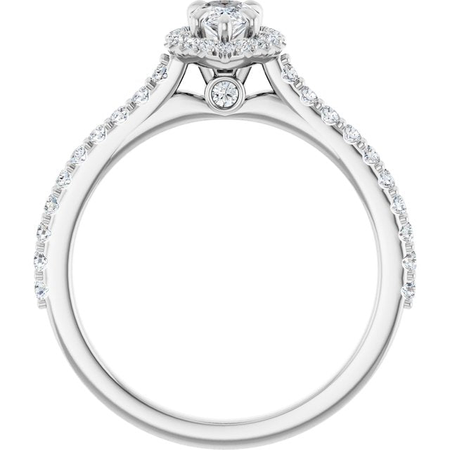 Halo-Style Engagement Ring