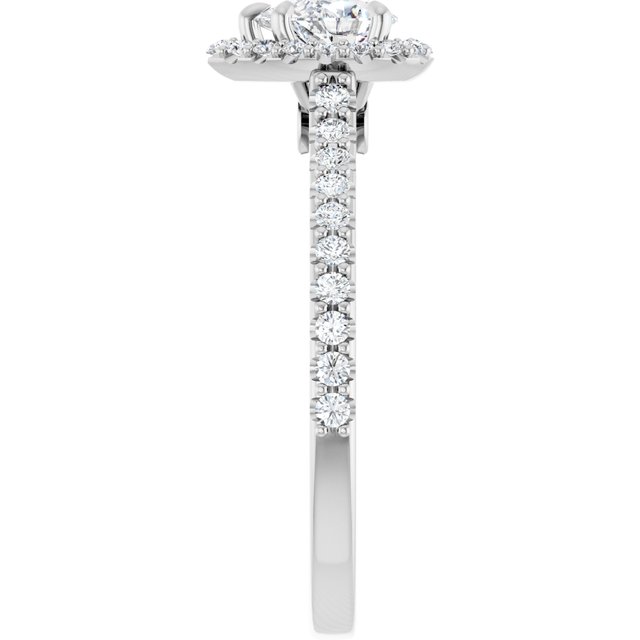 Halo-Style Engagement Ring
