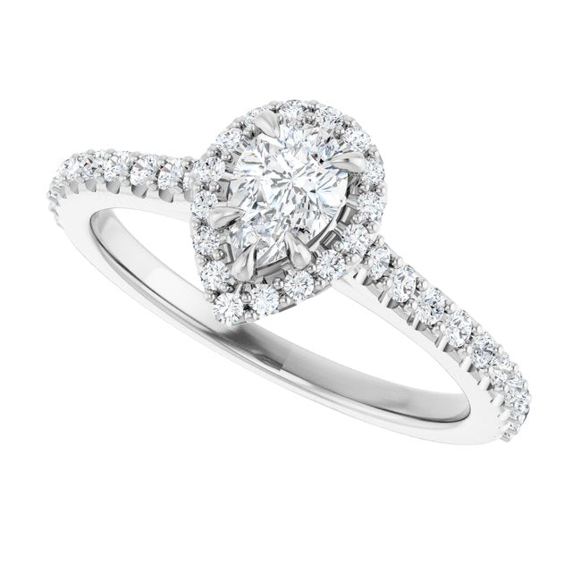 Halo-Style Engagement Ring