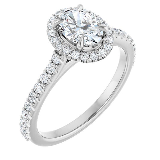 Halo-Style Engagement Ring