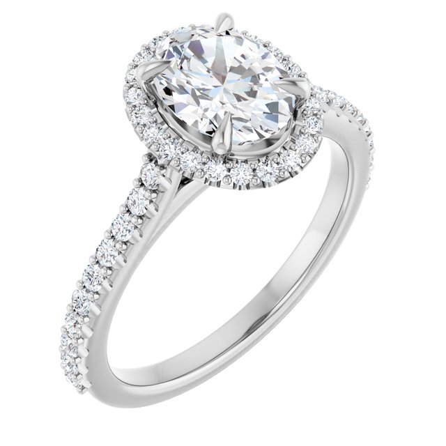 Halo-Style Engagement Ring