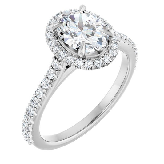 Halo-Style Engagement Ring