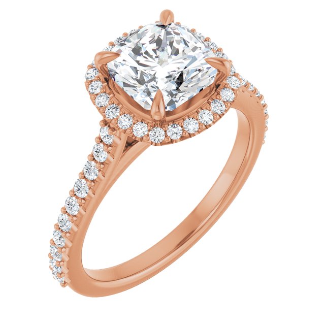 Halo-Style Engagement Ring