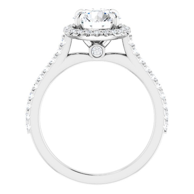Halo-Style Engagement Ring