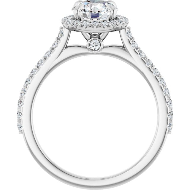 Halo-Style Engagement Ring