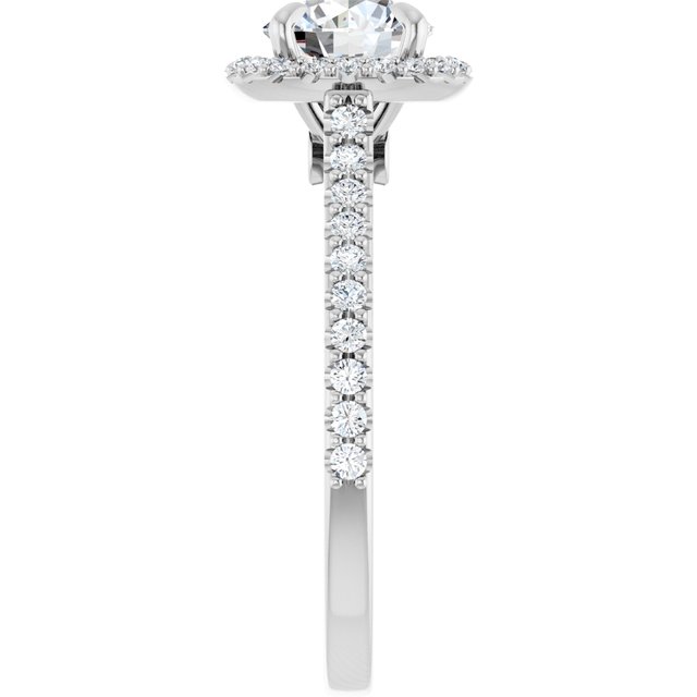 Halo-Style Engagement Ring