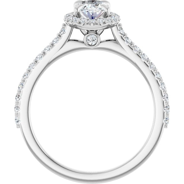 Halo-Style Engagement Ring