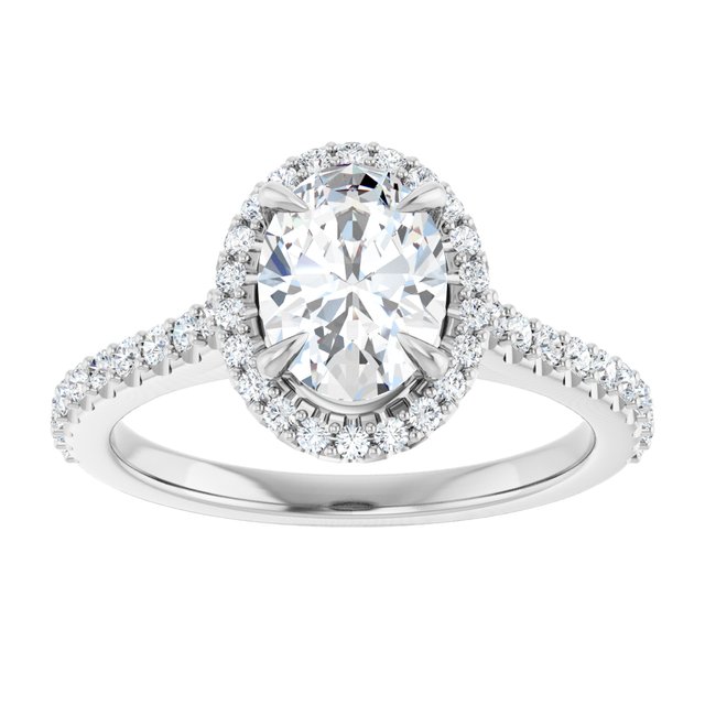 Halo-Style Engagement Ring