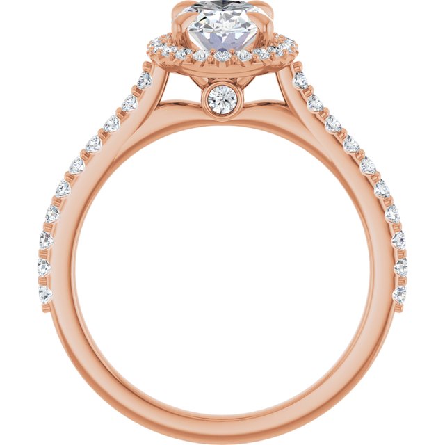 Halo-Style Engagement Ring