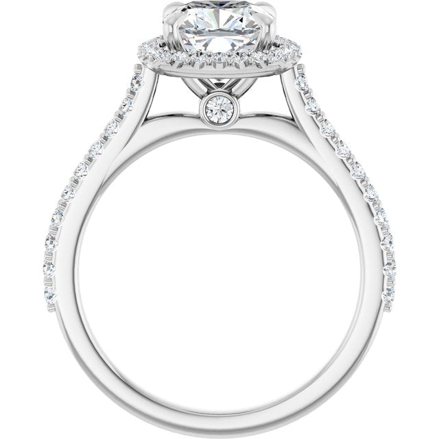 Halo-Style Engagement Ring