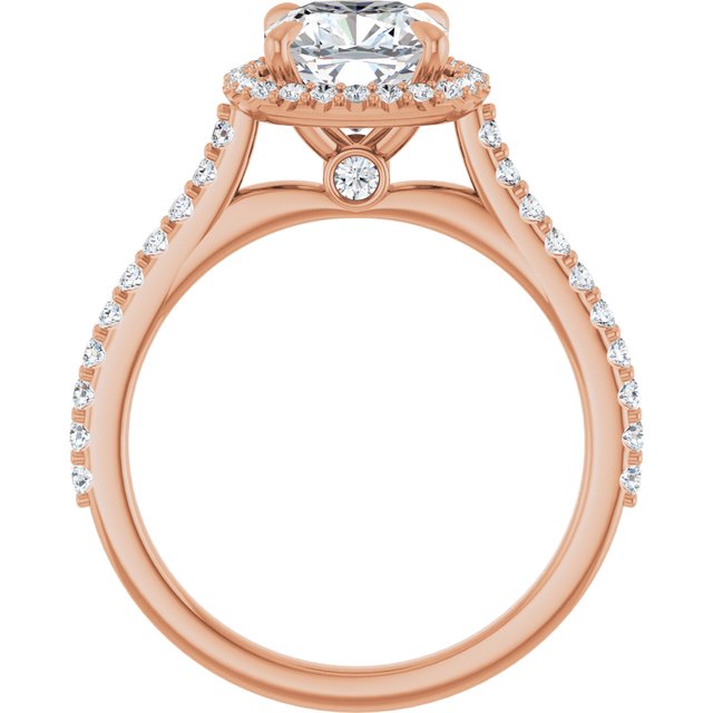 Halo-Style Engagement Ring