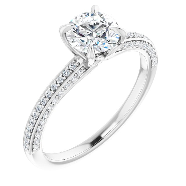 Accented Engagement Ring