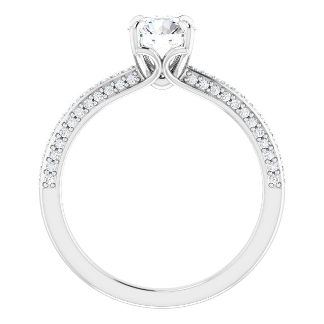 Accented Engagement Ring