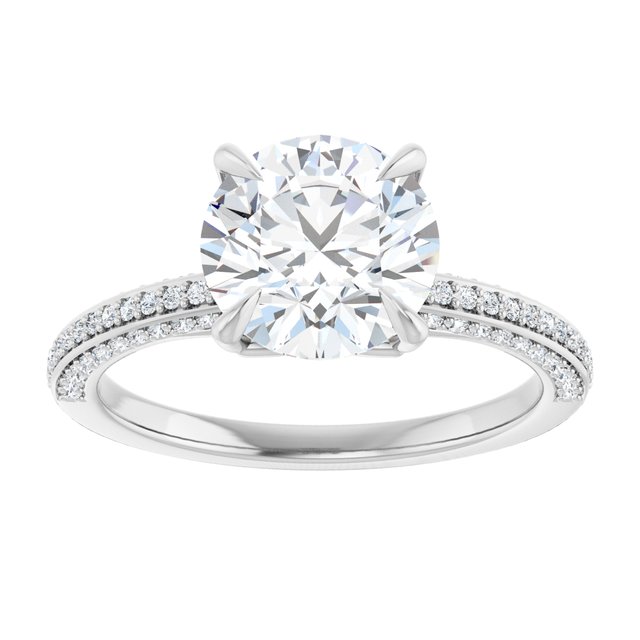 Accented Engagement Ring