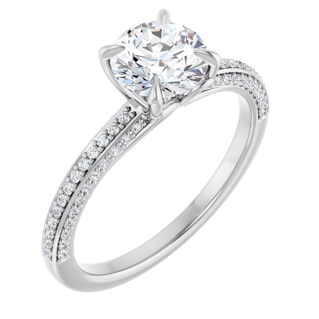 Accented Engagement Ring