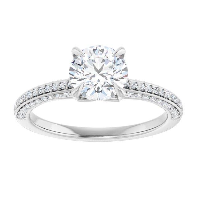 Accented Engagement Ring