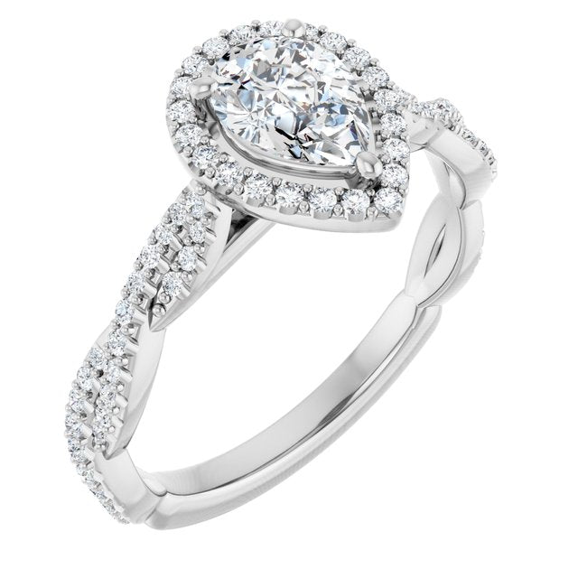 Halo-Style Engagement Ring