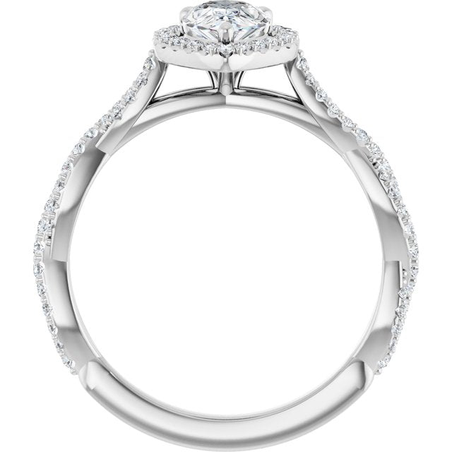 Halo-Style Engagement Ring
