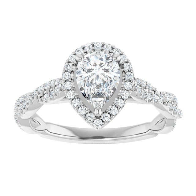 Halo-Style Engagement Ring