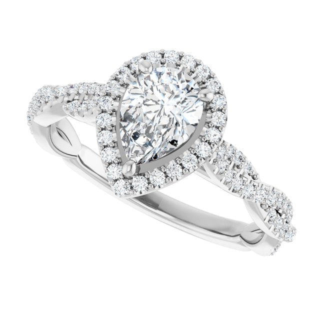Halo-Style Engagement Ring