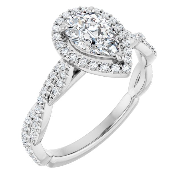 Halo-Style Engagement Ring