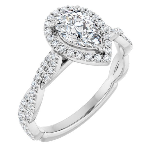 Halo-Style Engagement Ring