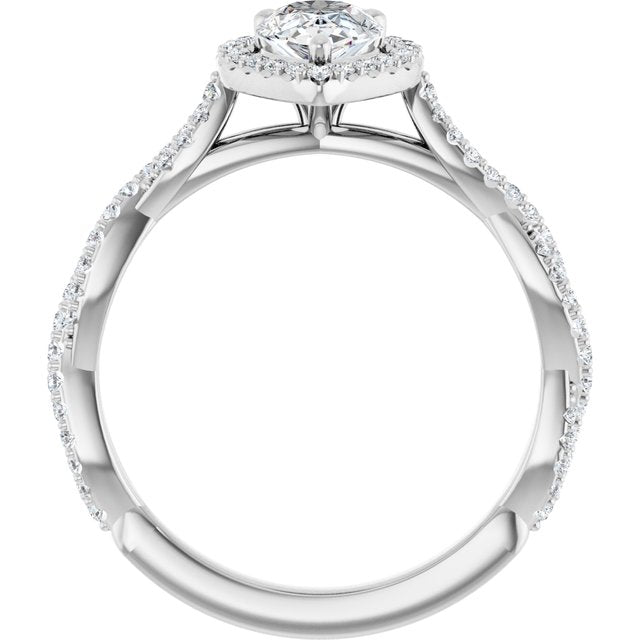 Halo-Style Engagement Ring