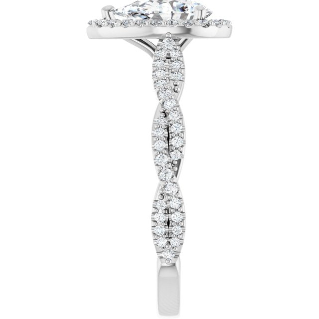 Halo-Style Engagement Ring