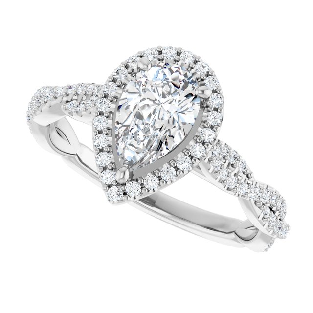 Halo-Style Engagement Ring
