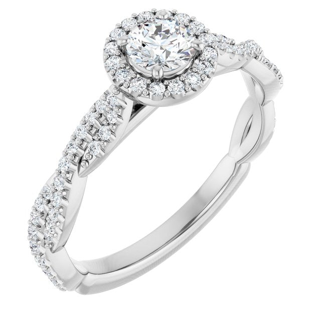 Halo-Style Engagement Ring