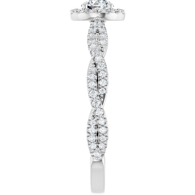 Halo-Style Engagement Ring