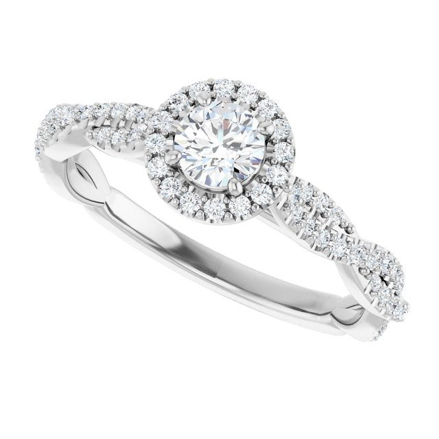 Halo-Style Engagement Ring