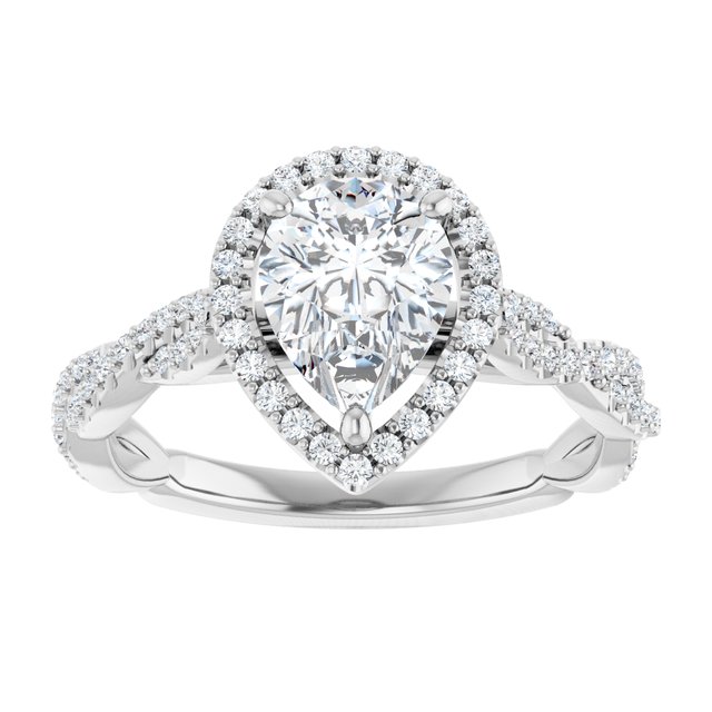 Halo-Style Engagement Ring
