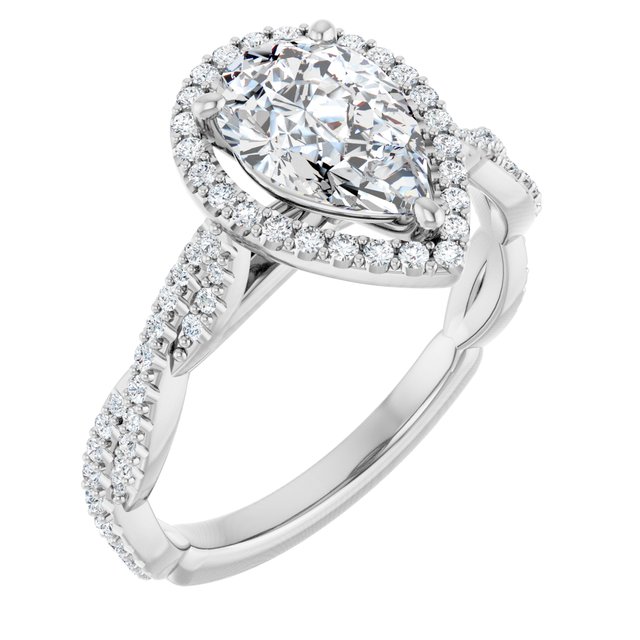 Halo-Style Engagement Ring