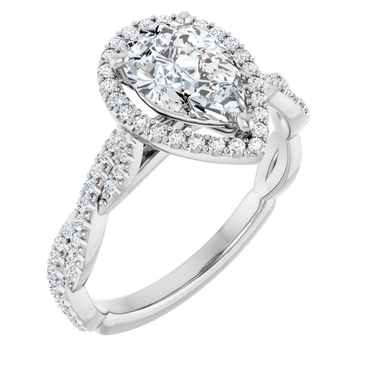 Halo-Style Engagement Ring