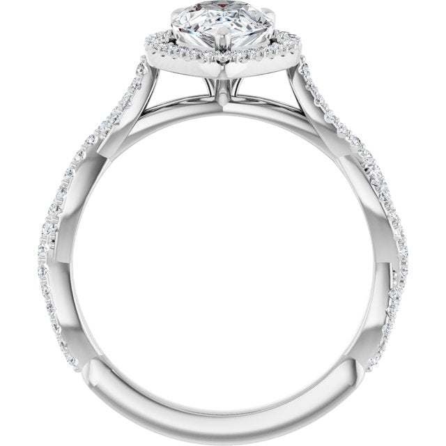 Halo-Style Engagement Ring