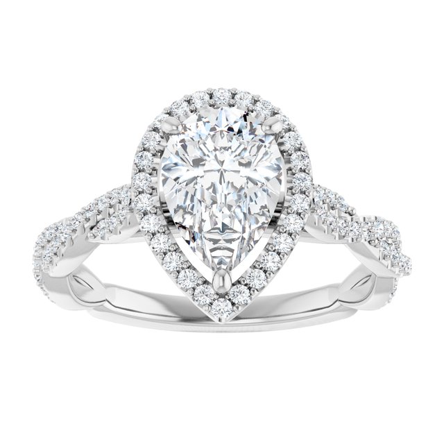 Halo-Style Engagement Ring