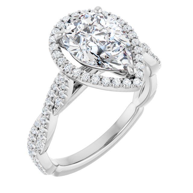 Halo-Style Engagement Ring