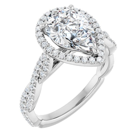 Halo-Style Engagement Ring