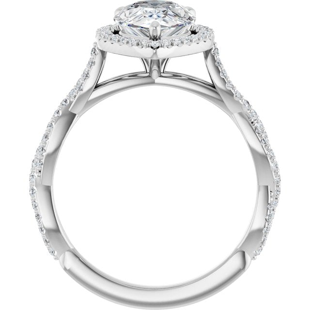 Halo-Style Engagement Ring
