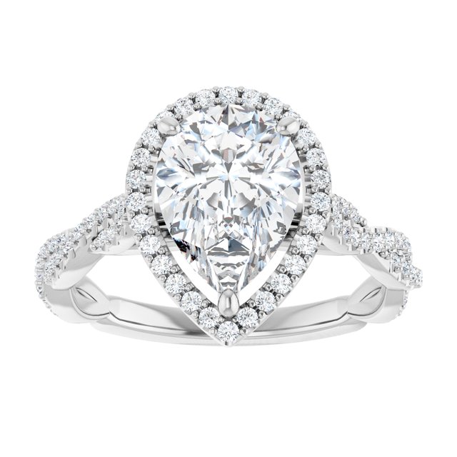 Halo-Style Engagement Ring